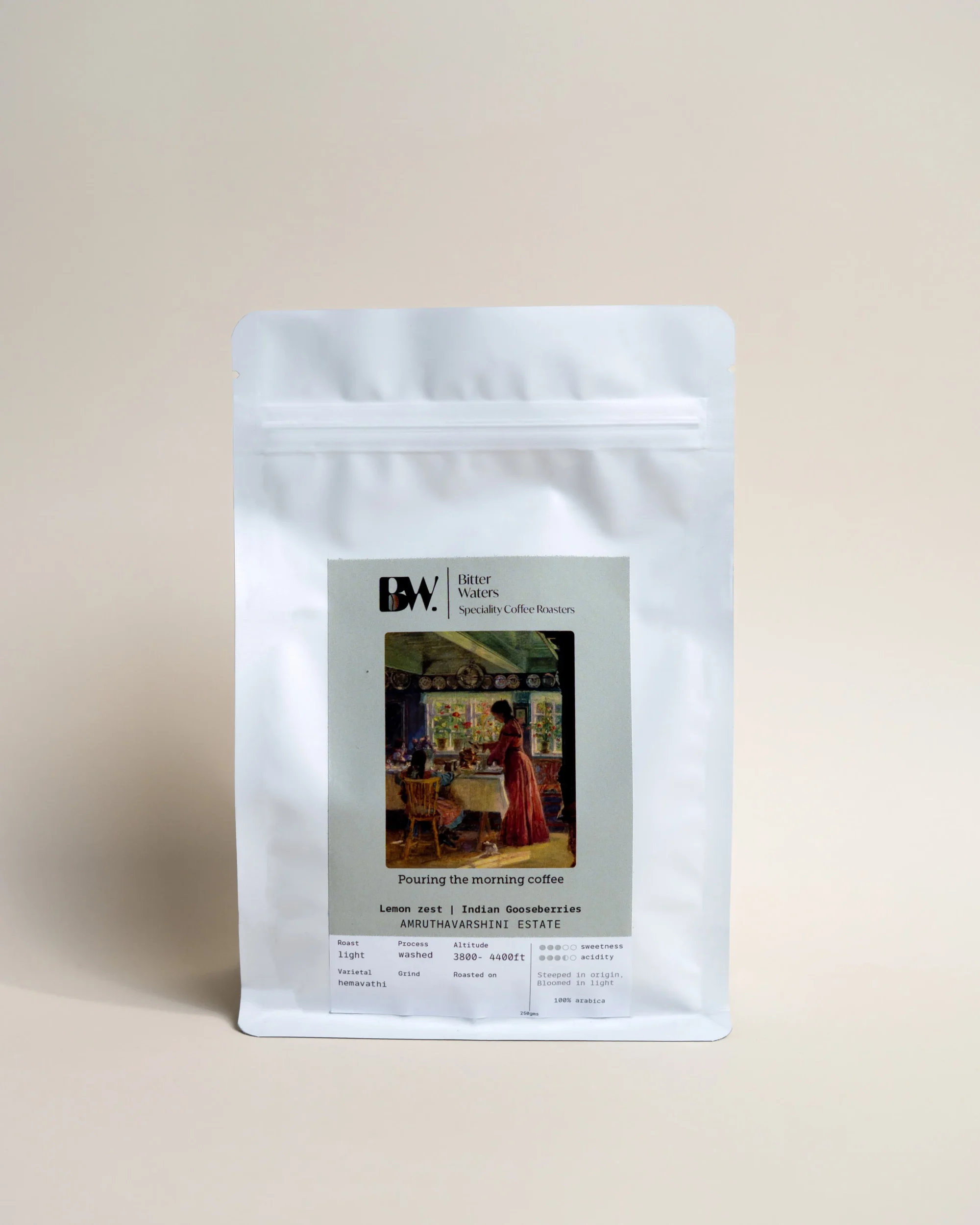 Pouring the Morning Coffee