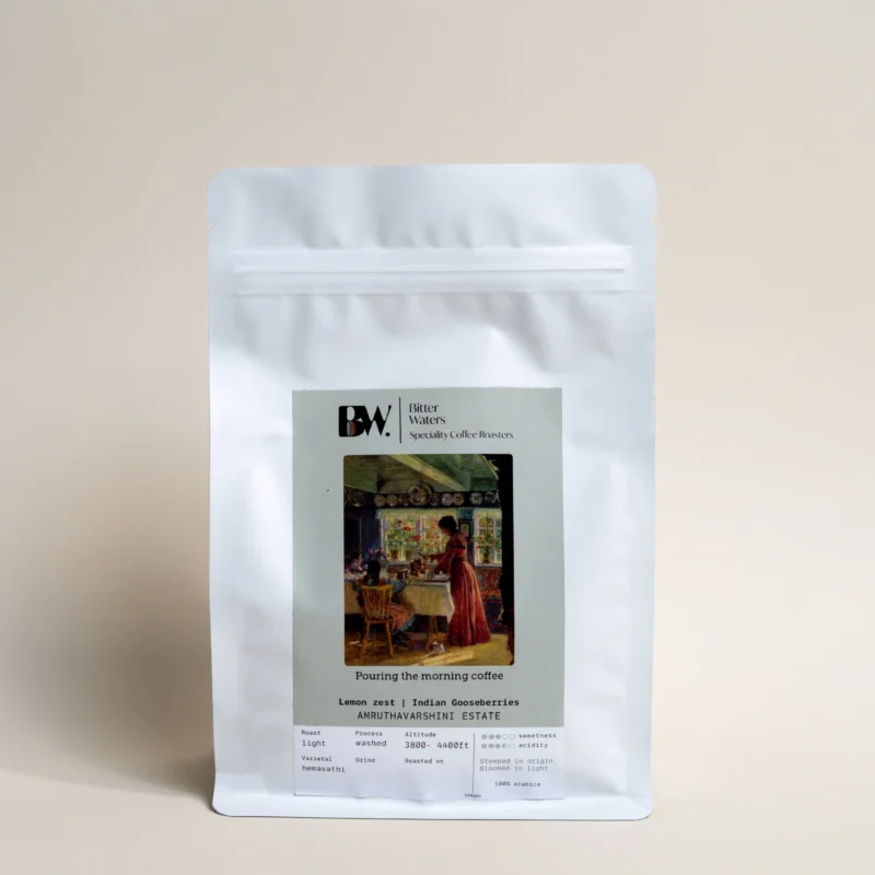 Pouring the Morning Coffee