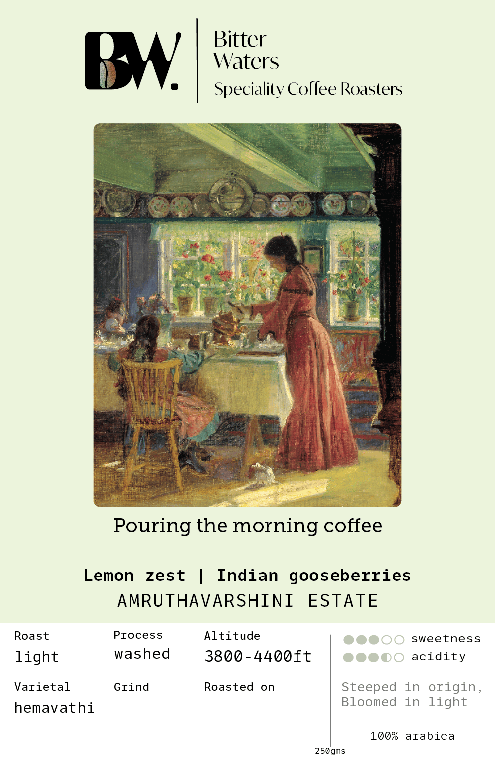 Pouring the Morning Coffee